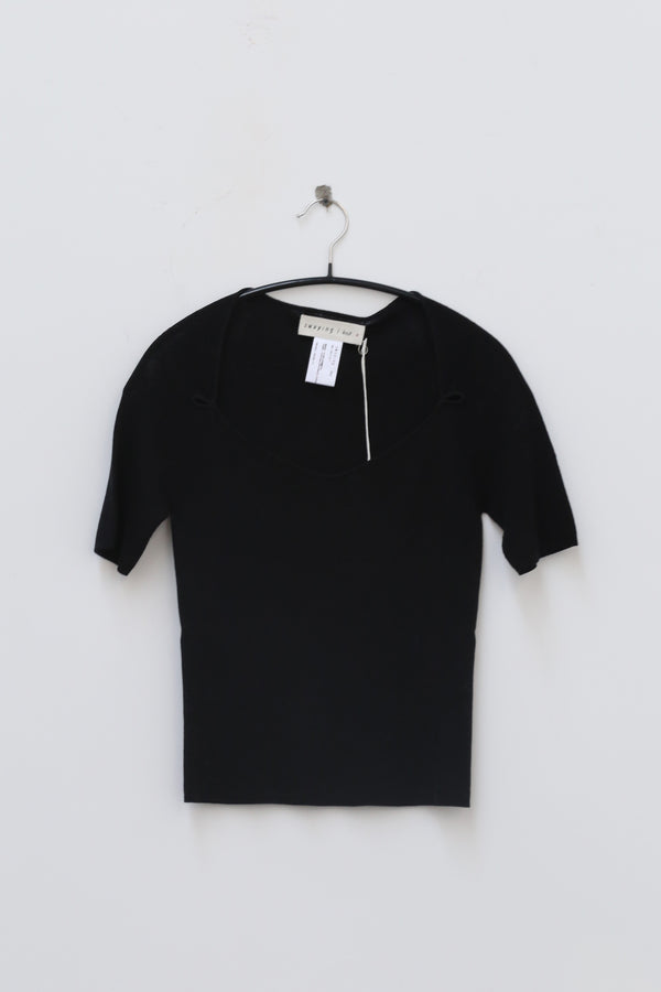 SWAYING/KNIT Open Collar Sleeve Pullover SW211SZ11 PS12